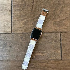 Louis Vuitton upcycled Apple 42mm watch band
